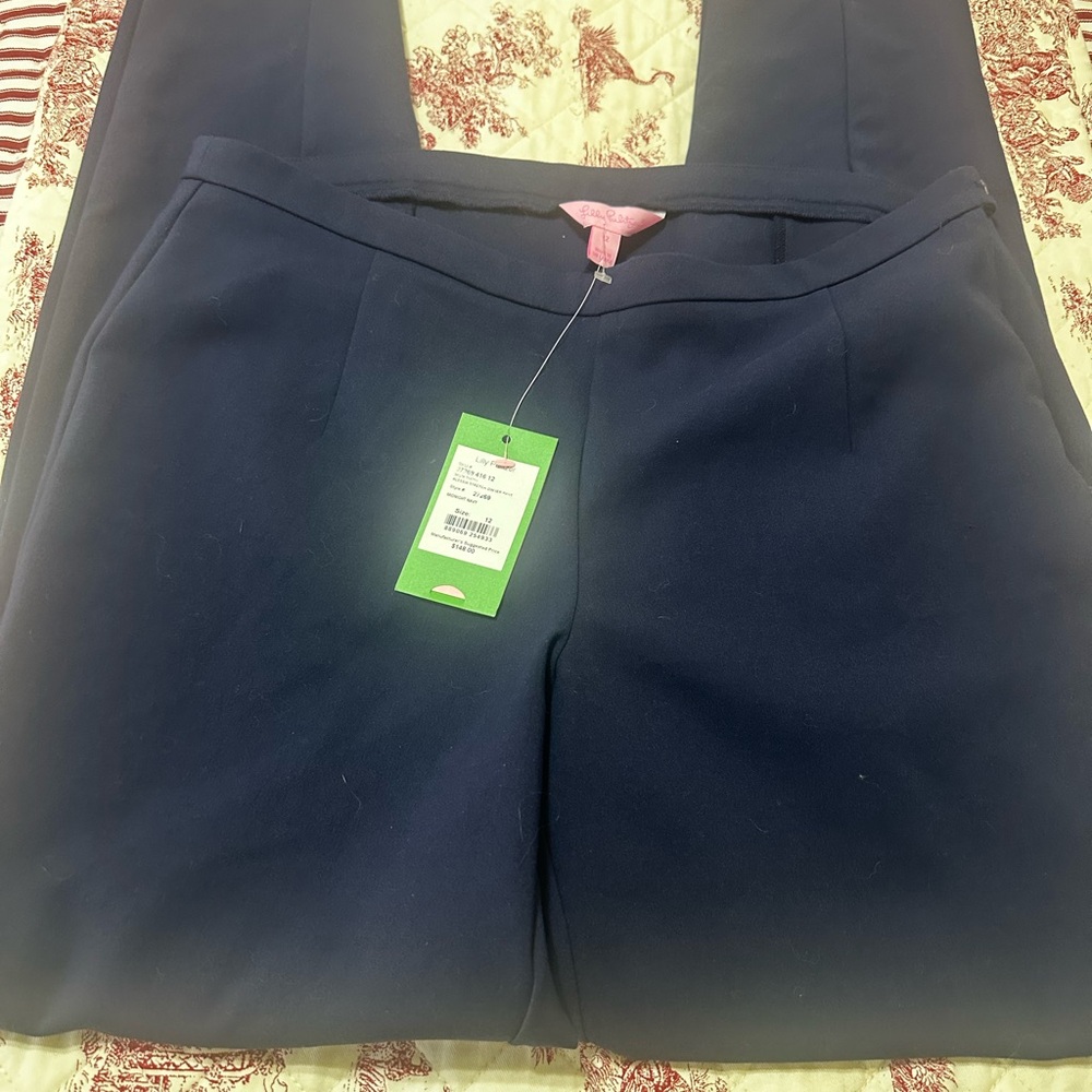 Lilly Pulitzer Blue Ankle Pants BNWT